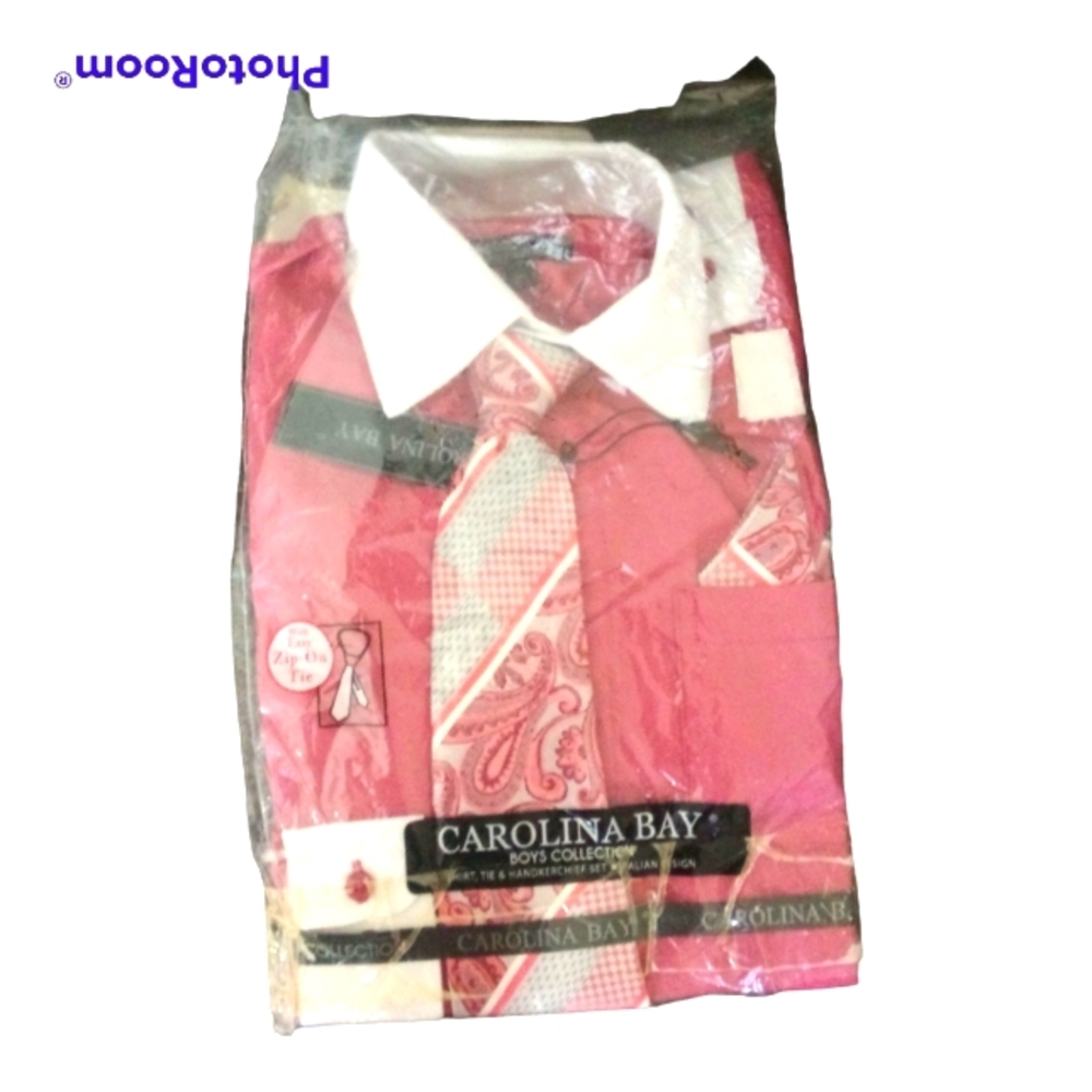 Boys Red and Grey Tie and Shirt set NWT